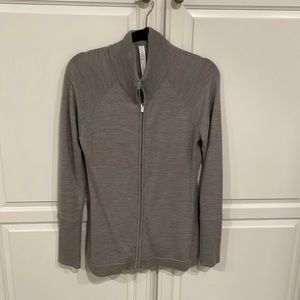 Lululemon Zip cardigan merino wool sweater